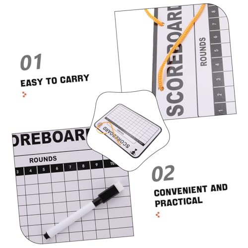 Kit de Accesorios de Golf Pizarra Borrable para Puntajes miniatura 3