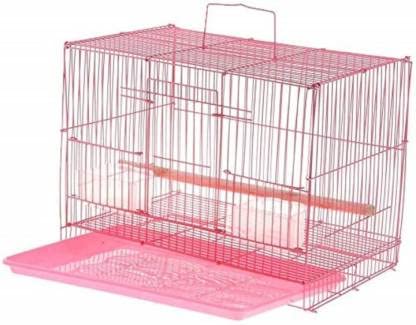 Custom Vibe Metal Birds Cage with 2 Gate-Best for Love Bird Cages|Parrot|Parakeet|Budgies|Cockatiel Cage|Hammock|Large Bird Cage|with Swing Accessories