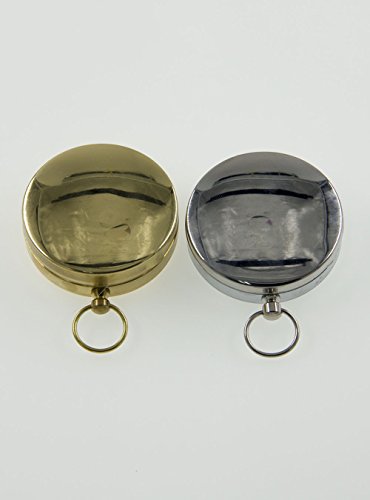 NIEGIENNA-Portable Vintage Old Style Compass Pocket Watch Style Multifunction Fluorescence Compass Navigation for Outdoor Sports Camping Hiking (Golden) - Image 9