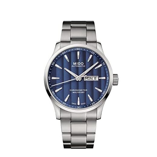 MIDO Reloj Analógico para Hombres de Automático con Correa en Acero Inoxidable M0384311104100