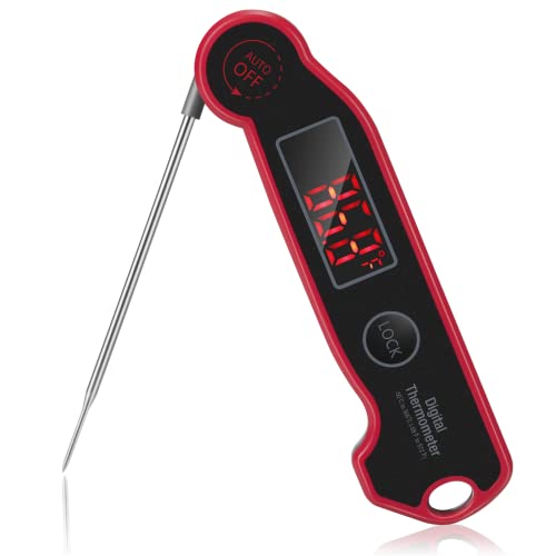 Bomata Waterproof Thermocouple Meat Thermometer, 2~3S Ultra-Fast Response & ±0.9℉/±0.5℃ High Accuracy. Instant Read Thermometer For Grilling, Cooking, Liquid, Etc. T301 #TOP23