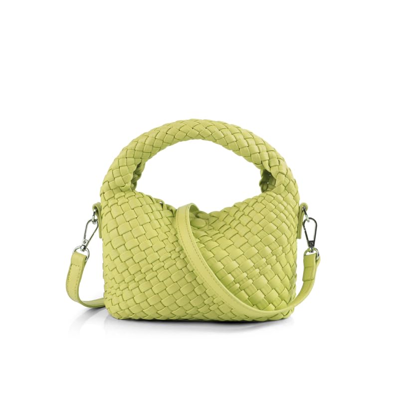 Bolso bandolera tejido pequeño para mujer miniatura 4