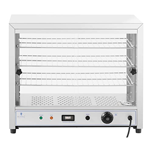 Royal Catering RC-WC001 warmhoudvitrine 54 cm 1.000 W warmhoudvitrine warmhoudhek warmtevitrine - Afbeelding 7