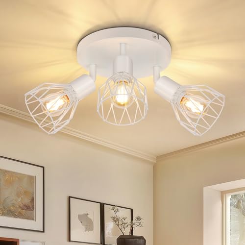 Dehobo Deckenstrahler 3 Flammig - Wandleuchte innen Schwenkbar...