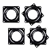Fasmov 4-Inch Lazy Susan Turntable, 4 Pack