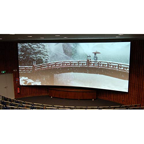 Pantalla Curva Fija 4K 200" Woven Transparente Acústica miniatura 3