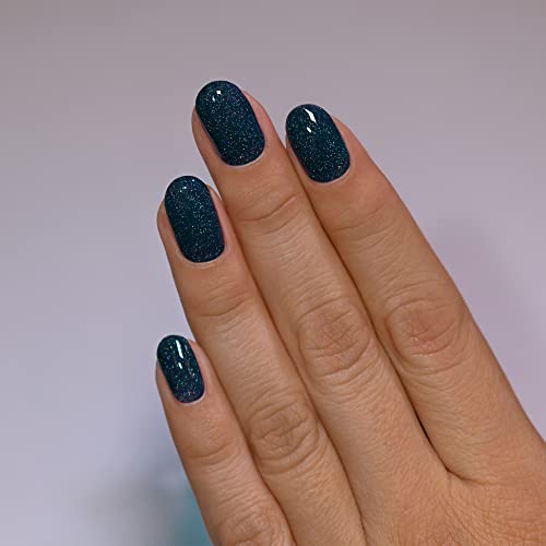 Image of ILNP Snowstorm - Deep Blue Holographic Nail Polish
