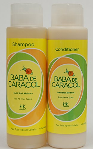 Halka Baba De Caracol Seda Integrada Shampoo + Rinse 16 Oz "Combo Set!!" by Chom