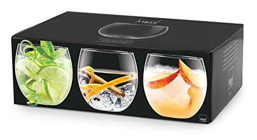 Juego de 6 vasos transparentes H&H 460 ml miniatura 2