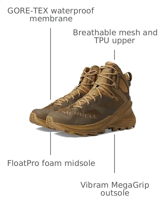 Image of Merrell mens Rogue Tactical Gore Tex