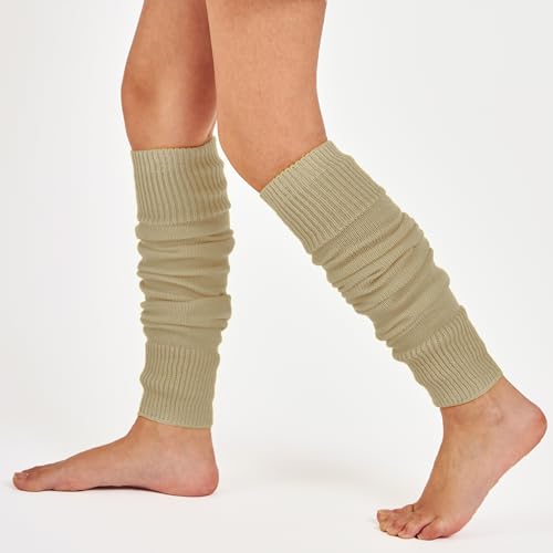 Image of Mysocks Leg Warmers Extra Soft Stylish Fancy Winter 80s Party Dance Neon Long Legwarmers for Women Girls Ladies