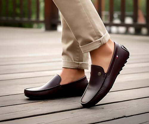 Image of Kraasa Men Stylish Causal Loafers | Premium Outdoor| Lighweight Slip-On's | Soft Cushioned Insole | Super Flexible, Comfortable for Men
