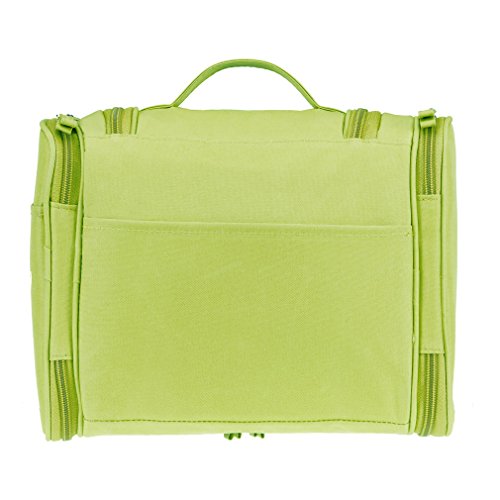 Colleer Multifunctional Large Waterproof Shower Wash Bag with Hook - Green