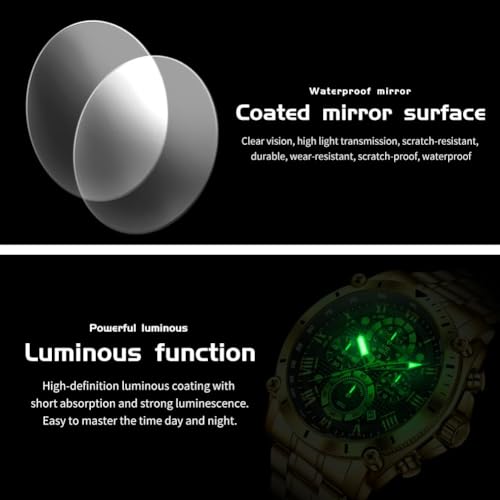 Image of OLEVS Watches for Men Automatic Self Winding Luxury Dress Big Face Tourbillon Skeleton Wrist Watches