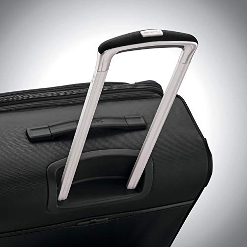 Image of Samsonite Solyte DLX Softside Expandable Luggage with Spinner Wheels, Midnight Black, 3-Piece Set (20 /25 /29)