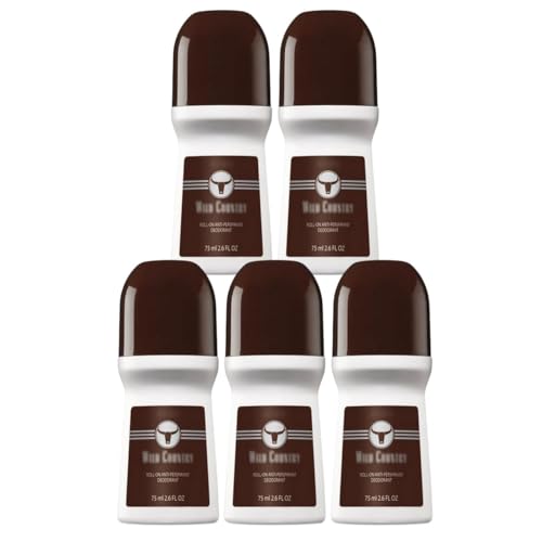Wild Country Roll-On Antiperspirant Deodorant Classic Scent 2.6 Fl Oz (75 mL) Each Pack of 5