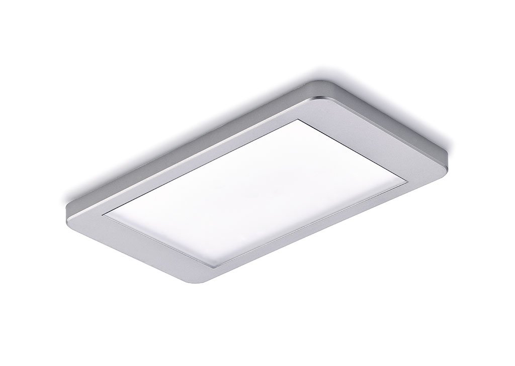 NABER Hull Farbwechsel LED Einzelleuchte ohne Schalter Unterbauleuchte/Edelstahlfarbig/A++ / 5,5