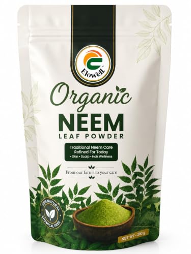 Image of Neem Powder (200g), 100% Pure Neem Leaf, Azadirachta Indica for Face Pack, Skin Care, Hair Growth, Dandruff & Internal Consumption, Traditional Household Uses, Ayurvedic Vembu