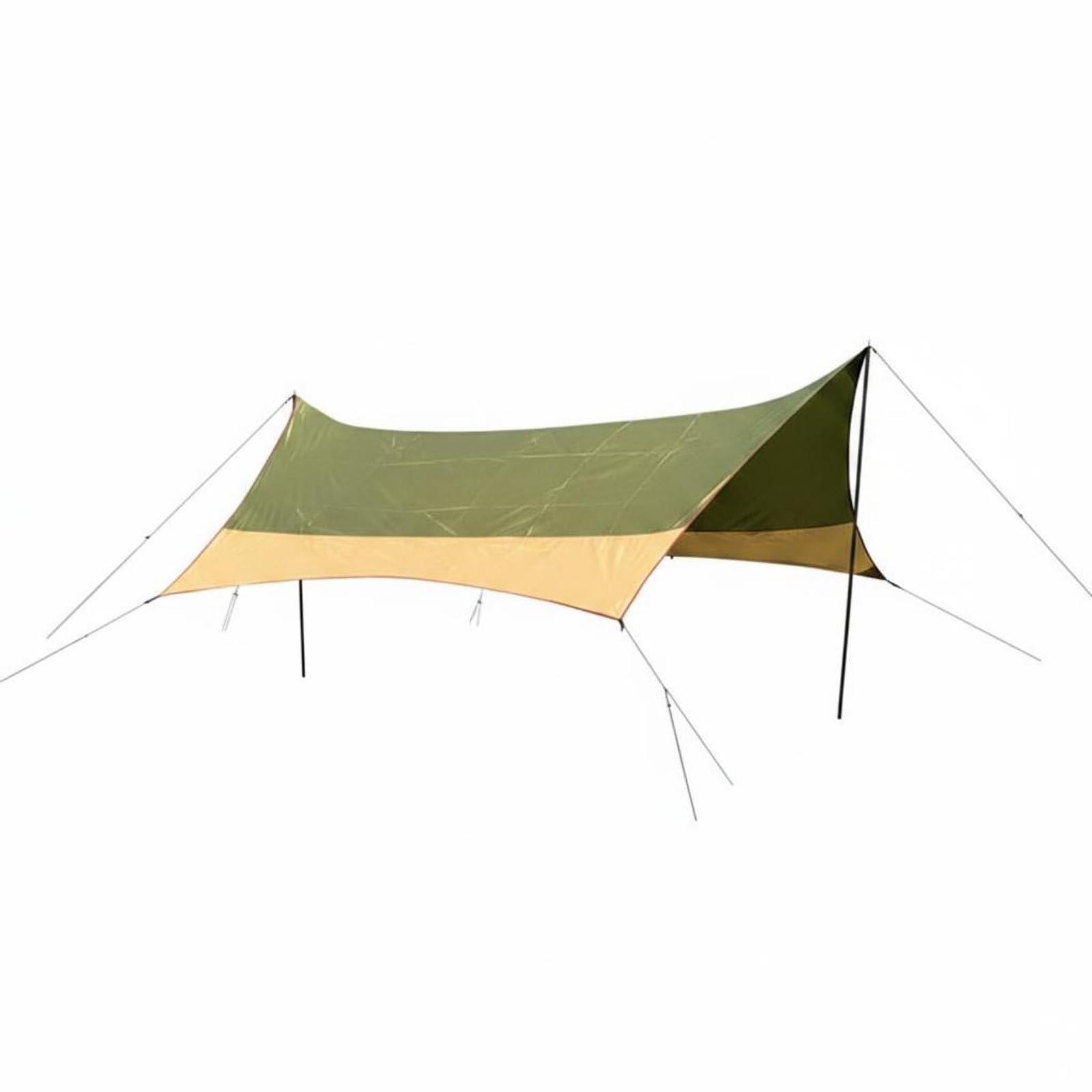 Tenda Parasole Grande Protezione Solare Tarp da Campeggio Leggera Copertura Campeggio per Campeggiatori