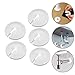 -Piece White PP Plastic Bathroom Pipe Cover Set for Radiator, Heating, and Sink Drain Pipes – Adjustable 0.59