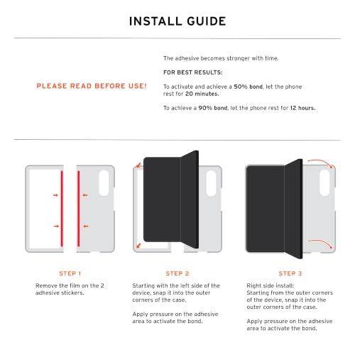 Image of Urban Armor Gear UAG Compatible with Galaxy Z Fold 8 Ultra Case, Mouve - Magnetic Charging Two-Piece Open-Hinge Design, Air-Soft Corners, Military-Grade Drop Tested - Ash