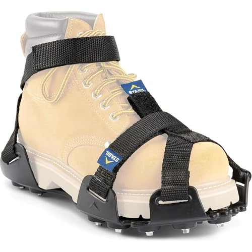 STABILicers Maxx 2 Heavy-Duty Traction Cleats for Job Safety in Ice and Snow,Large (1 Pair)