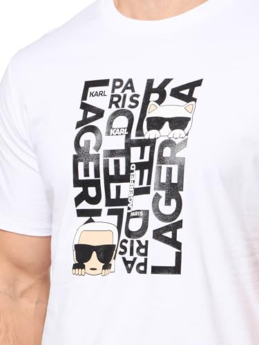 KARL LAGERFELD Men's Pullover Short Sleeve Choupette T-Shirt3
