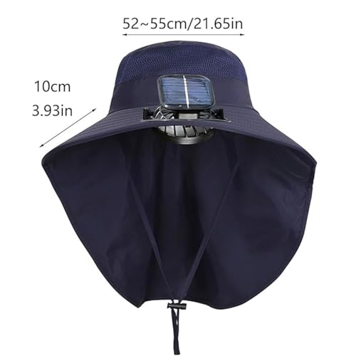 Wide Brim Solar Fan Hat for Kids, Sun Hat with Solar Fan for Children Outdoor,UPF 50+ Sun Protection Outdoor Cool Bucket Hats2