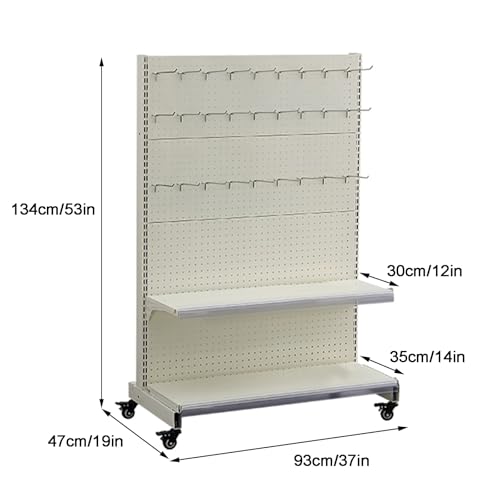 Panneau de rangement en métal perforé pour l'artisanat et le garage - 3
