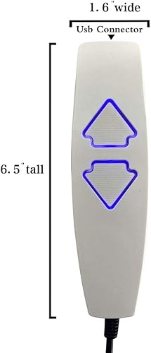 Miniatura 2 de Sillas elevadoras reclinables eléctricas 2 pulsadores 5 pines control manual control remoto con USB y luz azul