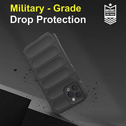 Image of TOUCCH iPhone 11 Pro Silicone Back Bumper Case| Shock Proof Design & Camera Protection | Premium Rubberised Cover (Microfiber Lining) for Apple iPhone 11 Pro | Matte Silicone - Black