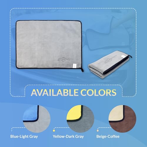 Image of Neodrift 'Shine-Kit' Microfiber Car Wash Mitt & Cloth Combo | 1800 GSM Wash Mitt + 800 GSM Cloth 40x60 cm | Scratch-Free, Super Absorbent, Lint-Free Car Detailing Kit for Car, Bike
