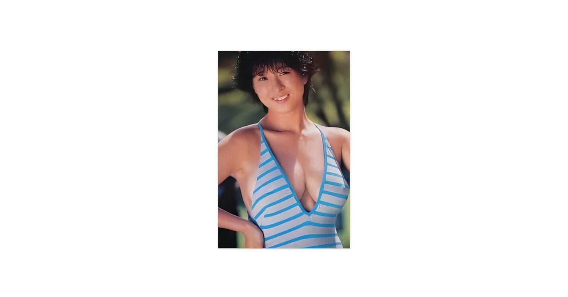 Amazon.co.jp: 河合奈保子17このステッカーポスター（横版）は