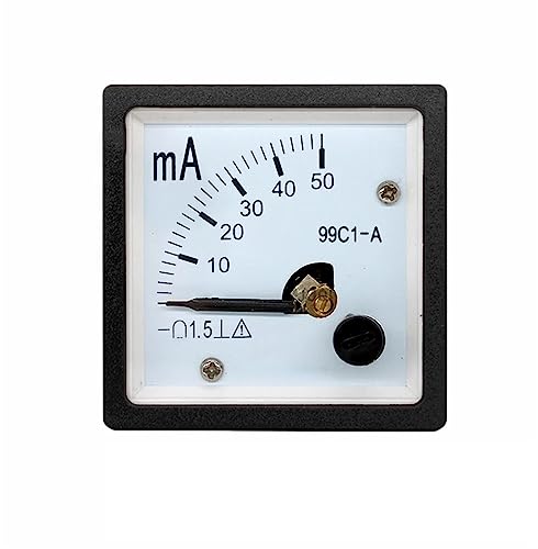 Panel medidor de amperios DC 30mA MOBYAT 99C1-A tipo de puntero analógico 2