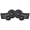 MB Quart Front Dash 3-Way Component Speakers Upgrade Kit for 21-24 Ford Bronco, Tuned Audio Package with 1" Dome Tweeters, 4" and 6.5" Midbass Drivers