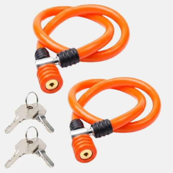 Malaikah Security Security Padlock Pack of 2 | Steel Lock with 2 Keys for Main Gate, Shutter, Office & Storage-image-31