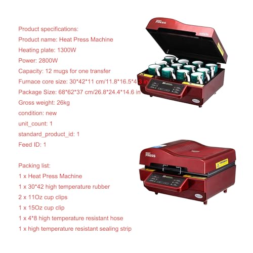 Máquina de Sublimación 3D con Vacío y Control de Temperatura miniatura 3