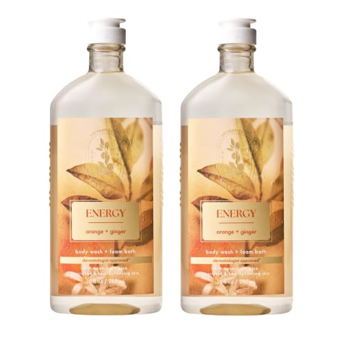 Bath & Body Works Body Wash & Foam Bath, Orange Ginger, 10 fl oz, 2 Pack image 2