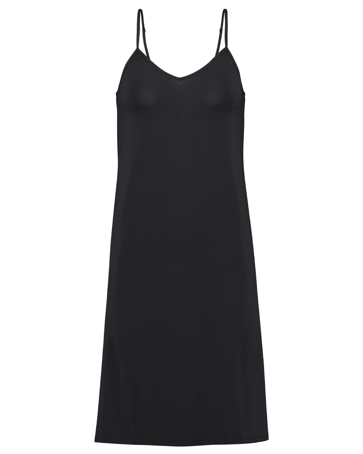 Slenderella Women's Black Gaspe Microfibre Full Slip Gl2720 12