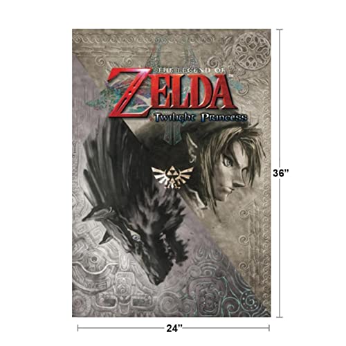 Pyramid America The Legend Of Zelda Twilight Princess Nintendo High Fantasy Video Game Series Crest Cool Wall Decor Art Print Poster 24X36 #TOP2