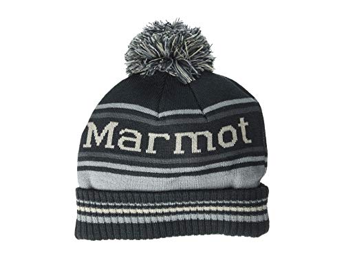 MARMOT Retro Pom Hat Dark Steel/Grey Storm One Size