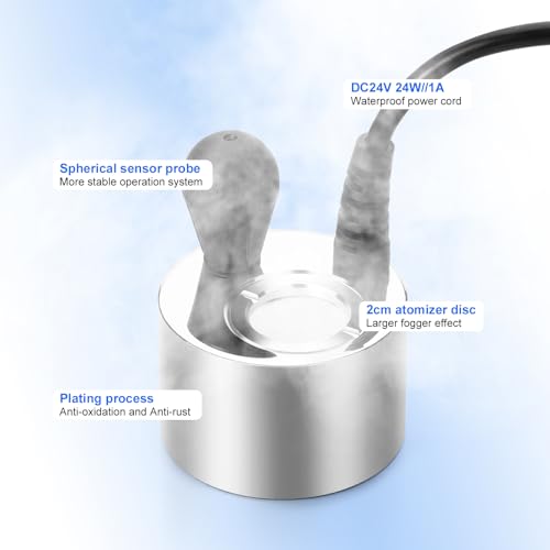 Fitnate HS0005U-274-US Mist Maker, Upgraded Fogger Water Fountain Pond Fog Machine Atomizer For Halloween Gatherings thumb #1