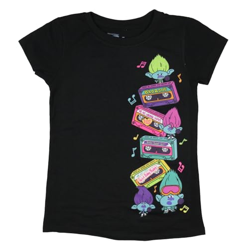 Seven Times Six Trolls Band Together Little Girl's BroZone Mixtape Short Sleeve T-Shirt