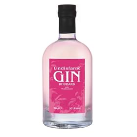 Lindisfarne Rhubarb Gin, 70cl Bottle, 37.5% ABV – Lindisfarne