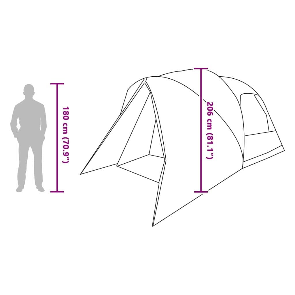 Tente Dôme Personnes avec Toit Bleu x x pour Camping randonnée Plein air abri léger Pliable pour Montagne Plage Festival forêt