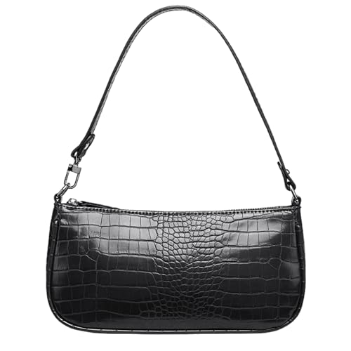 [Materiale] La nostra borsa sottobraccio da donna è realizzata in materiale in pelle PU, con una superficie liscia e lucida, consistenza morbida e delicata, resistente all'usura e alla pressione, non facile da strappare o rompere e durevole.