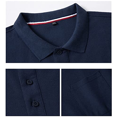 Polo homme ample bleu XXXXXL parfait pour les journées décontractées - 5