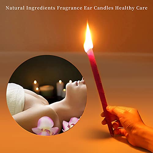 16 PCS Candele dell'orecchio，Candela di cera