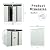 6FT x 5FT Outdoor Storage Shed, Heavy Duty Galvanized Steel Garden Shed with Sloped Roof, Sliding Lockable Doors, Punched Vents & Foundation Kit, Weather Resistant Tool Shed for Backyard, White