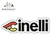 DSNGZ 13cm x 4.3cm per Cinelli Bike Sign Logo Adesivi per Auto Divertenti RV Van 3D DIY Decalcomania per Parabrezza fine Parabrezza Vinile Windows
